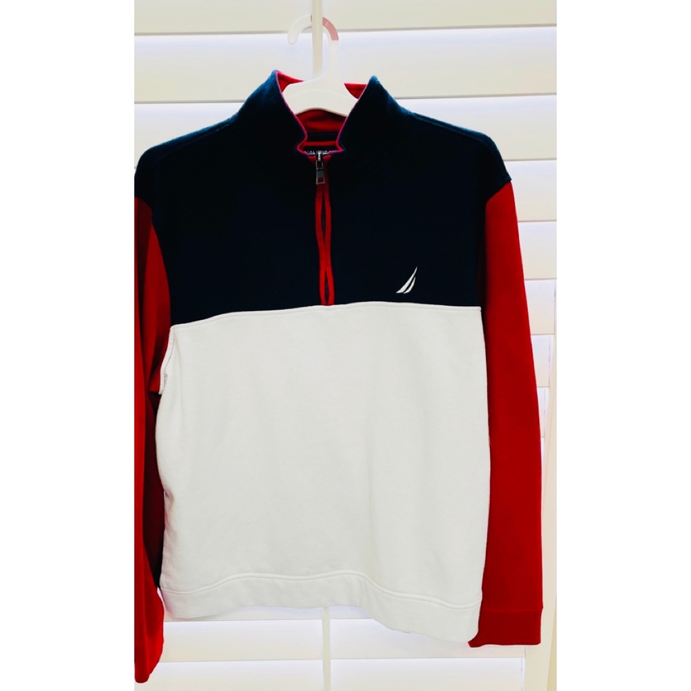 Nautica Men’s Half Zip Pullover Sweater
